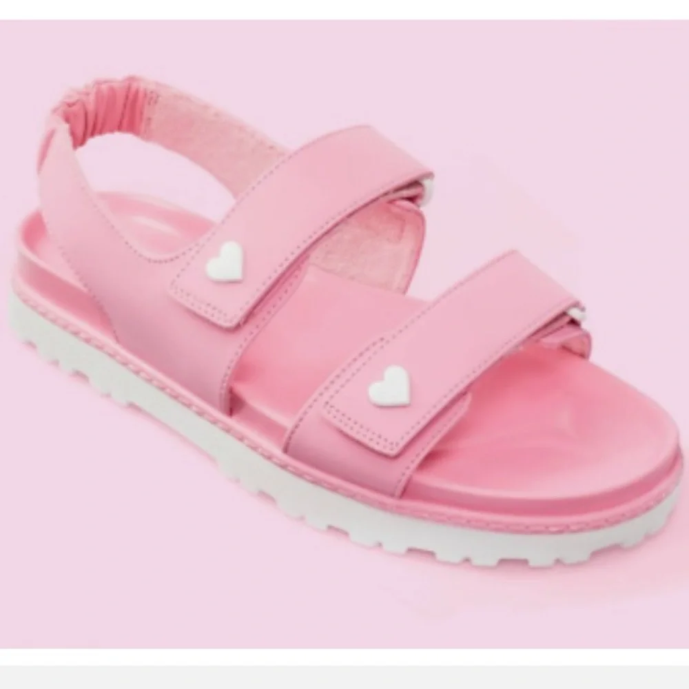 Stoney Clover Lane x Target Pink Strap Sandals